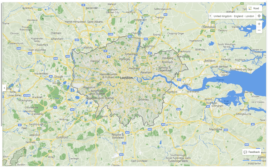 EU Planners: Land use change and betterment and compensation. image shows river Thames and possibility of relocating industrial and public facilities to sea side.  