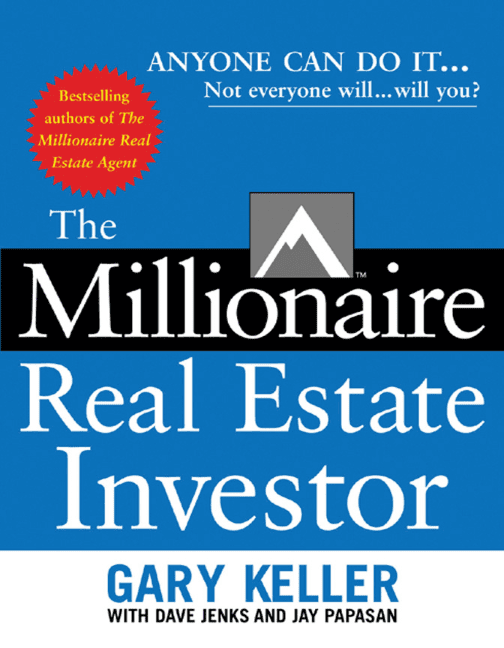 The Millionaire Real Estate Investor book cover for purchase online.