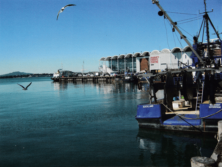 Britomart and the Auckland waterfront urban regeneration. photo shows the prominent venue in the new Auckland waterfront development plan and vision 2030