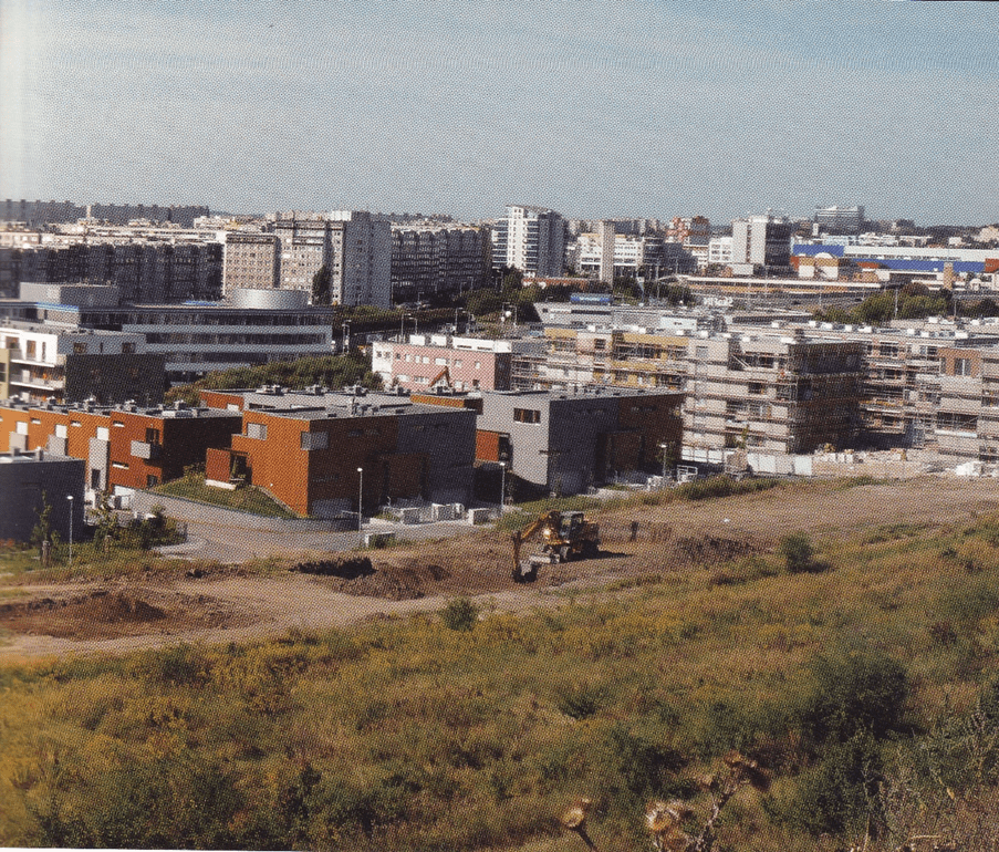 The Southwest Town Urban Design Project in Prague, Image shows the southwest town skyline viewed from the north 1