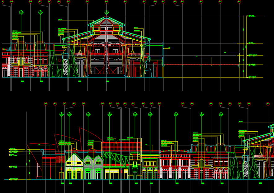 Global Village Architecture, urban design project.  Pan American urban design and architecture for global village