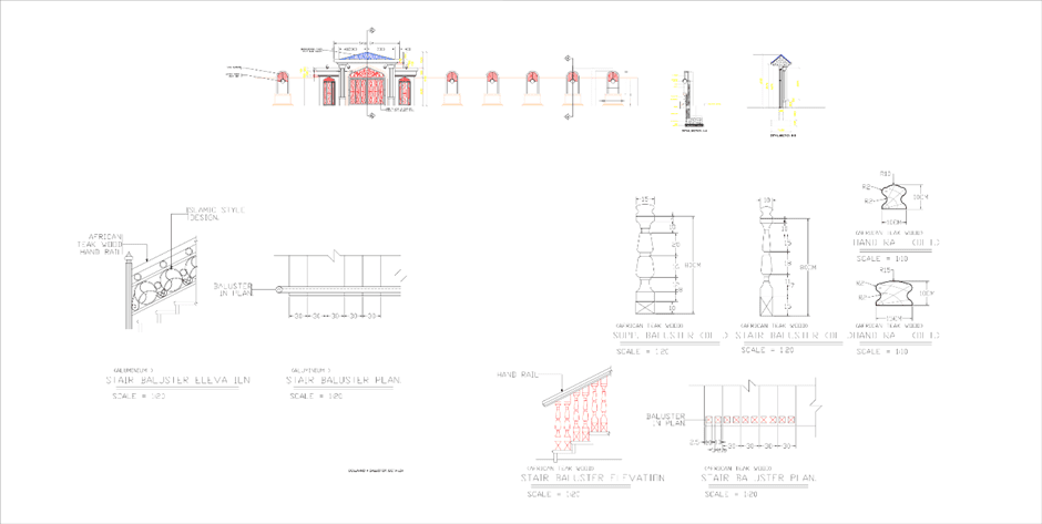 Neoclassical architecture villa design project. project details