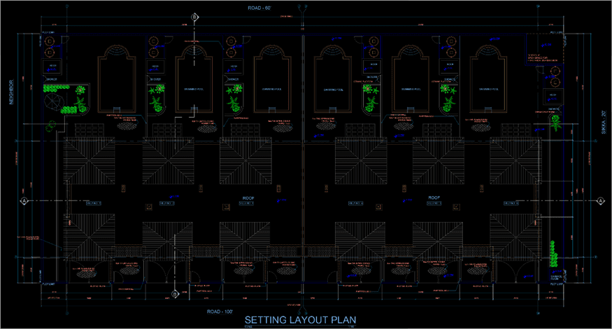 What is a Townhouse?  A more luxurious Architecture. Project site plan 