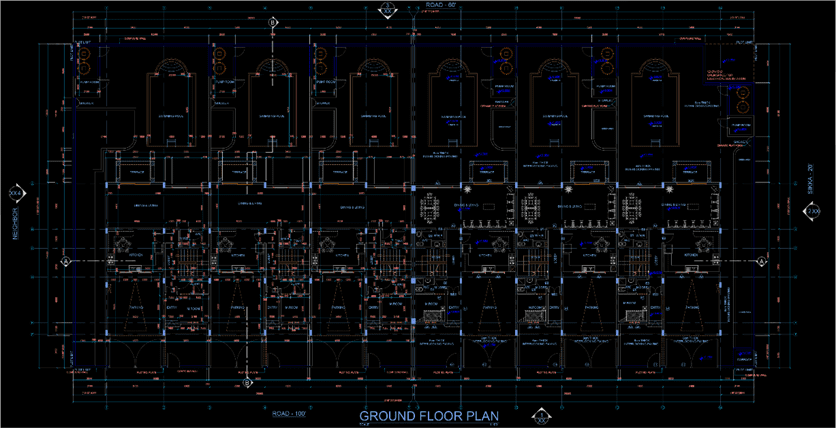 What is a Townhouse?  A more luxurious Architecture. project ground floor plan