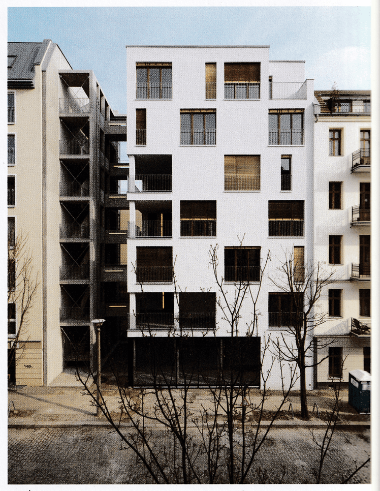 Esmarchstraße 3 residential multistory building project-Berlin. front elevation of the building on Esmarchstraße 3, Berlin