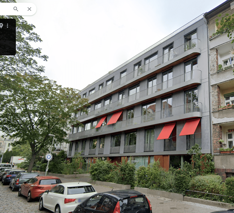 Görschstraße 48 residential building Architecture Berlin. front elevation of Görschstraße 48 residential building Architecture.