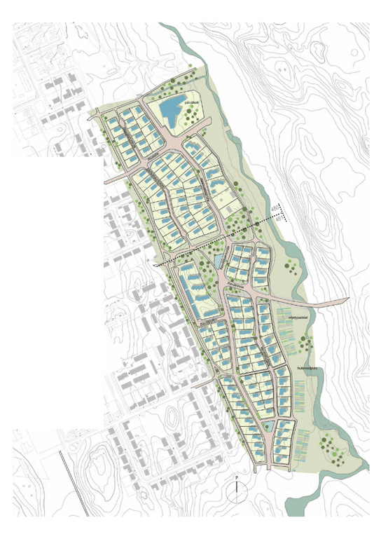 Porvoo's Skaftkärri urban design & regeneration project. is the planning, urban design, and regeneration plan for the 480-481 plots of the development. 