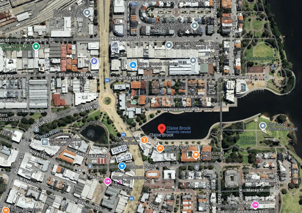 Claisebrook Village Urban Renewal Project in Perth. Claisebrook Village Urban Renewal Project in Perth from Google.