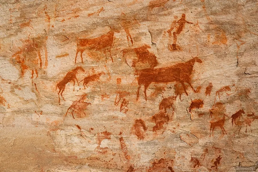 Architecture and Art Introduction is the first article of a series of articles about the art dimension in architecture. cave painting in South Africa