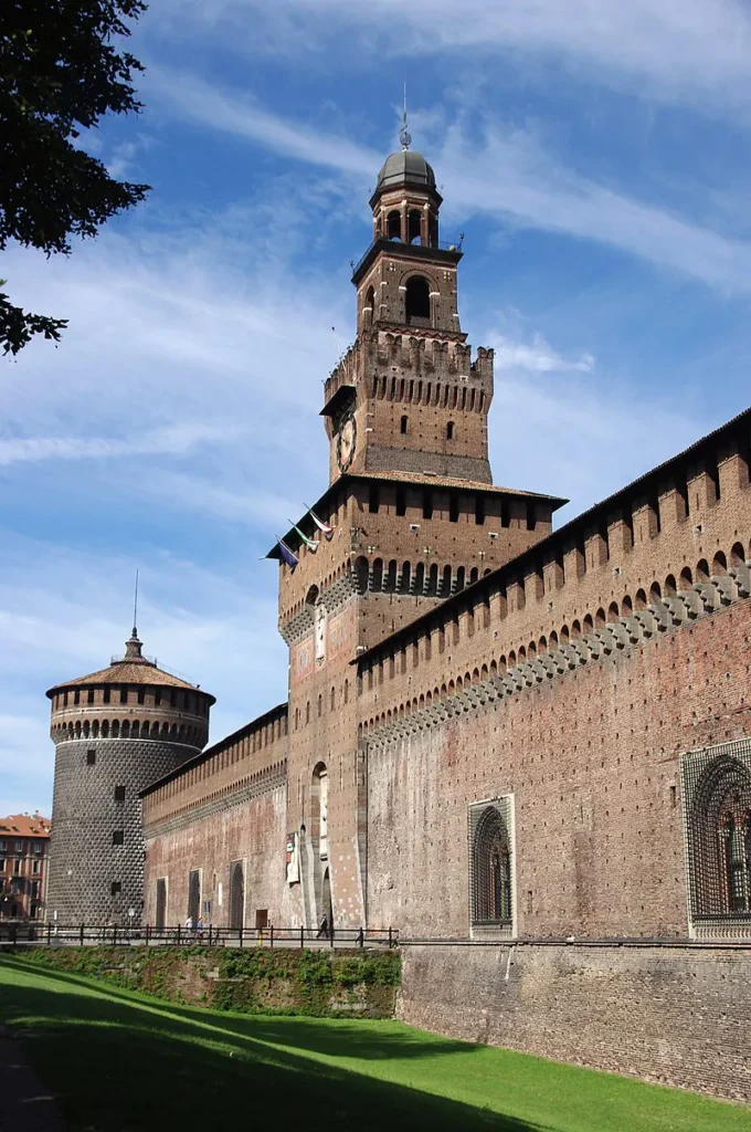 Architecture and Art: The Art Influence. Sforza Castle, Milan