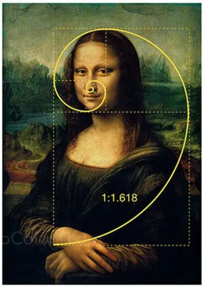 Architecture and Art: Evolution of Form in Architecture. Monaliza painting by da Vinci