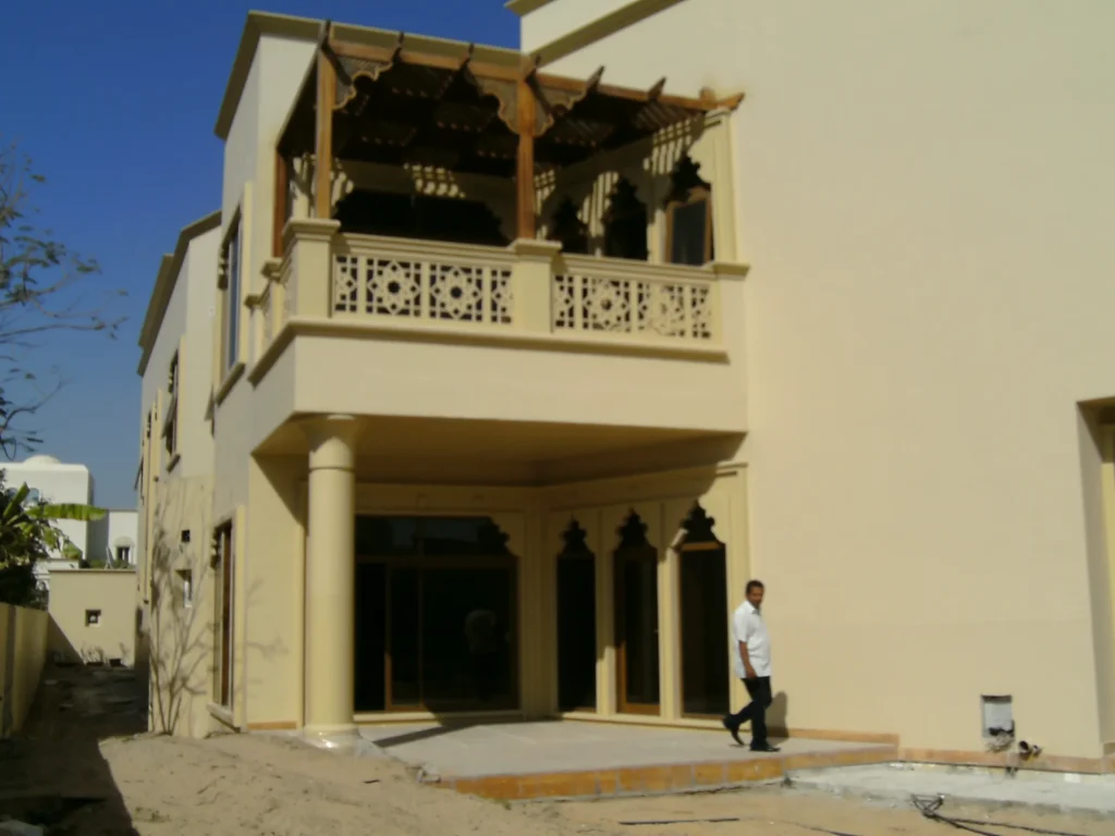 site supervision architect's responsibilities. the architect's team conducting a final check for villa finishing works.