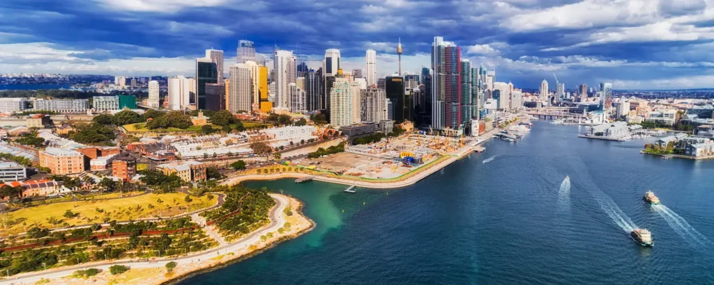 Urban design vs urban planning. urban regeneration project of inner Sydney